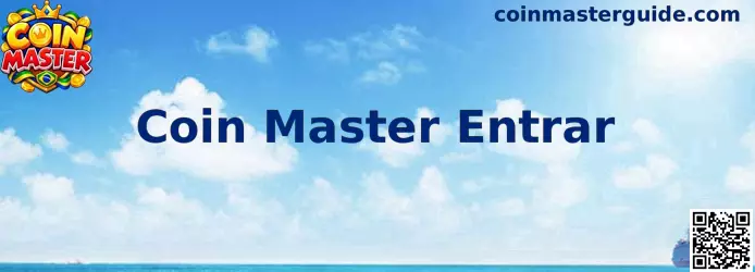 Interface inicial de login seguro de Coin Master